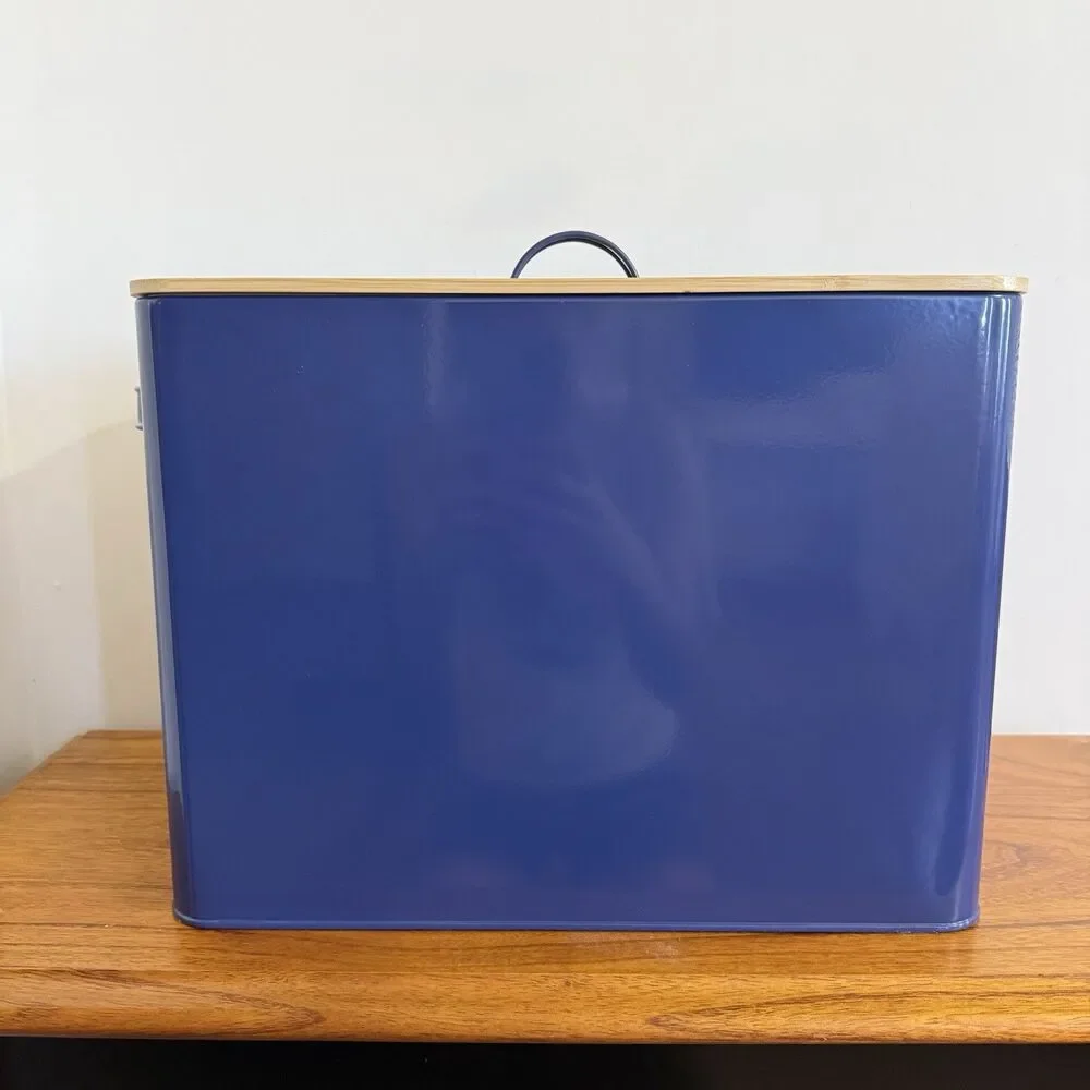 Metal Bread Box by Ashland Blue Kitchen Storage Decor - Picture 4 of 9